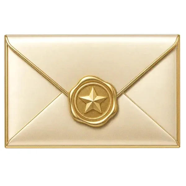 Sealed wax envelope — Lucky Vegas