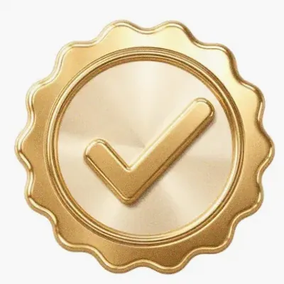 Checkmark badge — Lucky Vegas