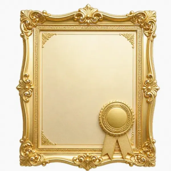 Framed certificate — Lucky Vegas