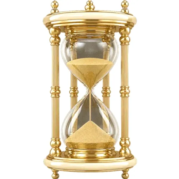Ornate hourglass — Lucky Vegas