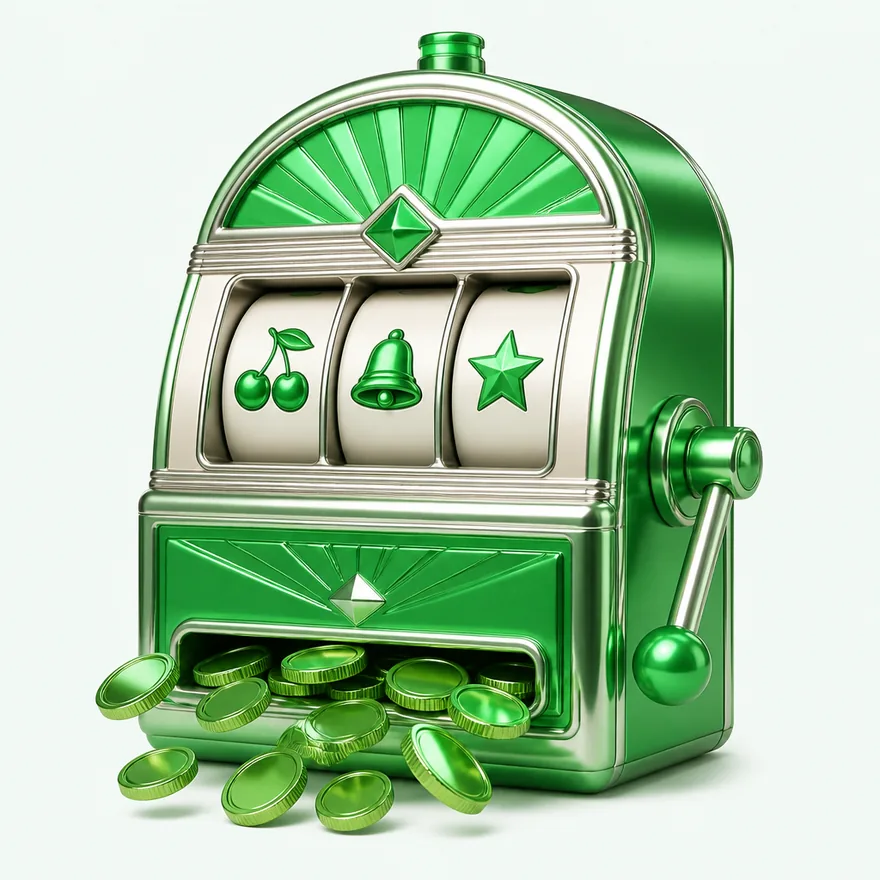 Spinning slot machine — Lucky Vegas