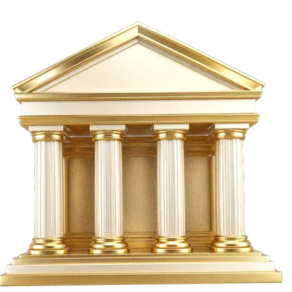 Classical bank building — Lucky Vegas