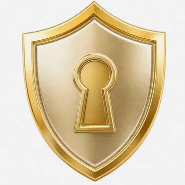 Keyhole shield — Lucky Vegas